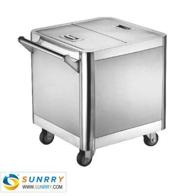 Stainless Steel Korea Kitchen Cereal Cart, Rice Car, Flour Trolley