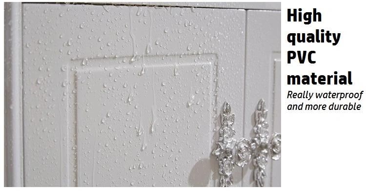 Hot Selling Modern Wall Mounted Waterproof PVC Bathroom Cabinet