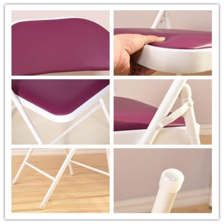 Living Room Furniture Folding Chair Seat Cushions Folding Chair for Party Folding Metal Chair
