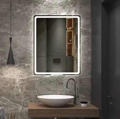 Aluminum Frame LED Mirror Modern Bathroom Illuminated Smart LED Mirror