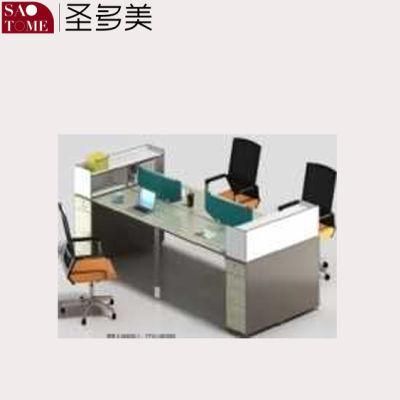 Modern Four-Person Card Position Office Furniture Desk