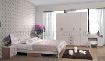 Elegant Design High Gloss Bed Lacquered Bedroom Set Furniture (SZ-BT007)