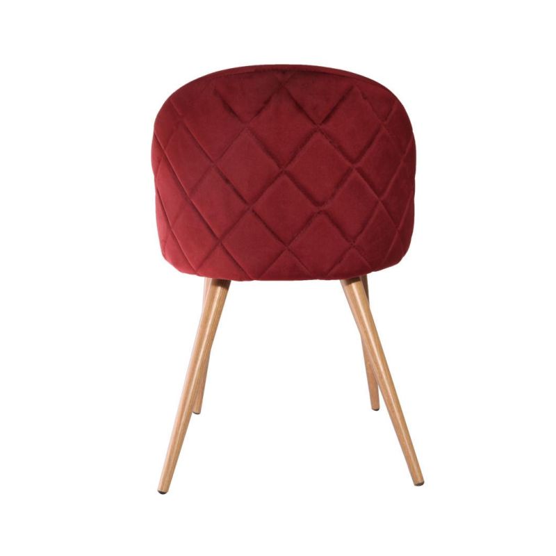 Modern Factory Promotion Price Hot Sale Velvet Dining Chair with Popular Design for Home Using