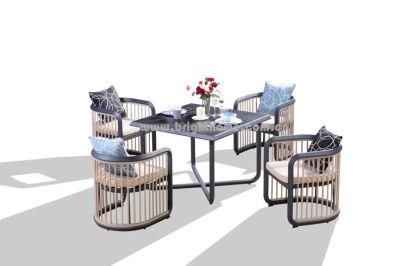 Wholesale Modern Special Metal Frame Hoteal Garden Leisure Whole Aluminium Outdoor Dining Furniture