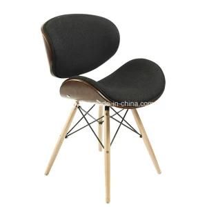 Modern Fabric Leather Upholstery Wooden Dining Leisure Chair (5506)