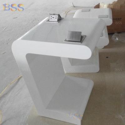 Office Table with Socket Custom Corian Electrical Socket Office Desk