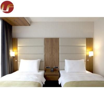 Modern Designs Plywood Double Bed Hotel Bedroom Furniture