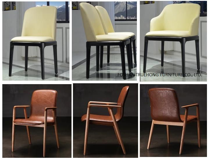 Wholesale Dining Chair Hotel Restaurant Chairs Solid Oak Wood Chairs Fabric Upholstery Wooden Chairs