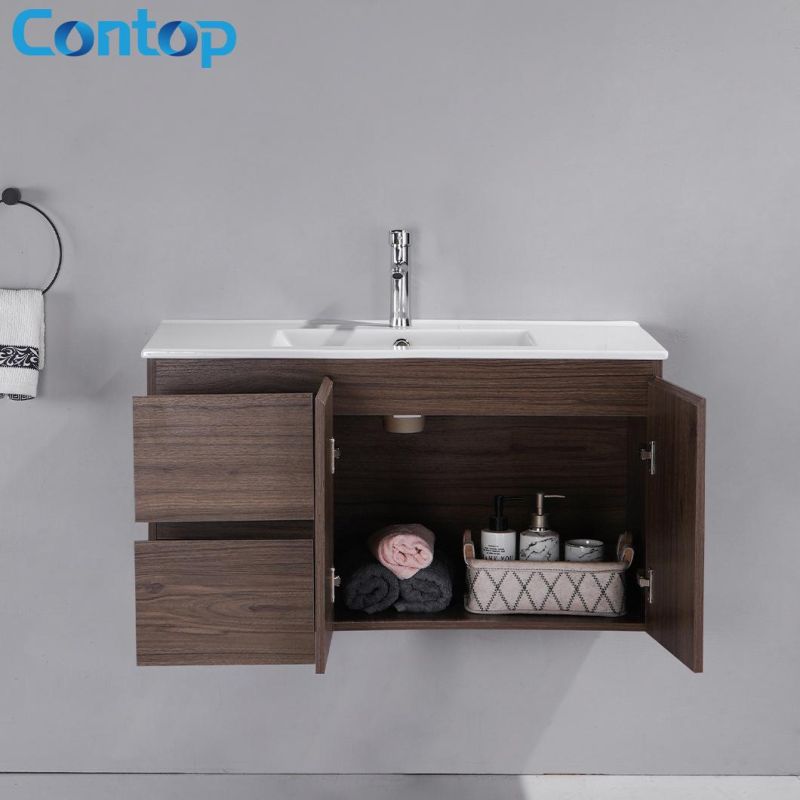 China Wholesale Selling Well Wooden Cabinet Vanity for Bathroom Use