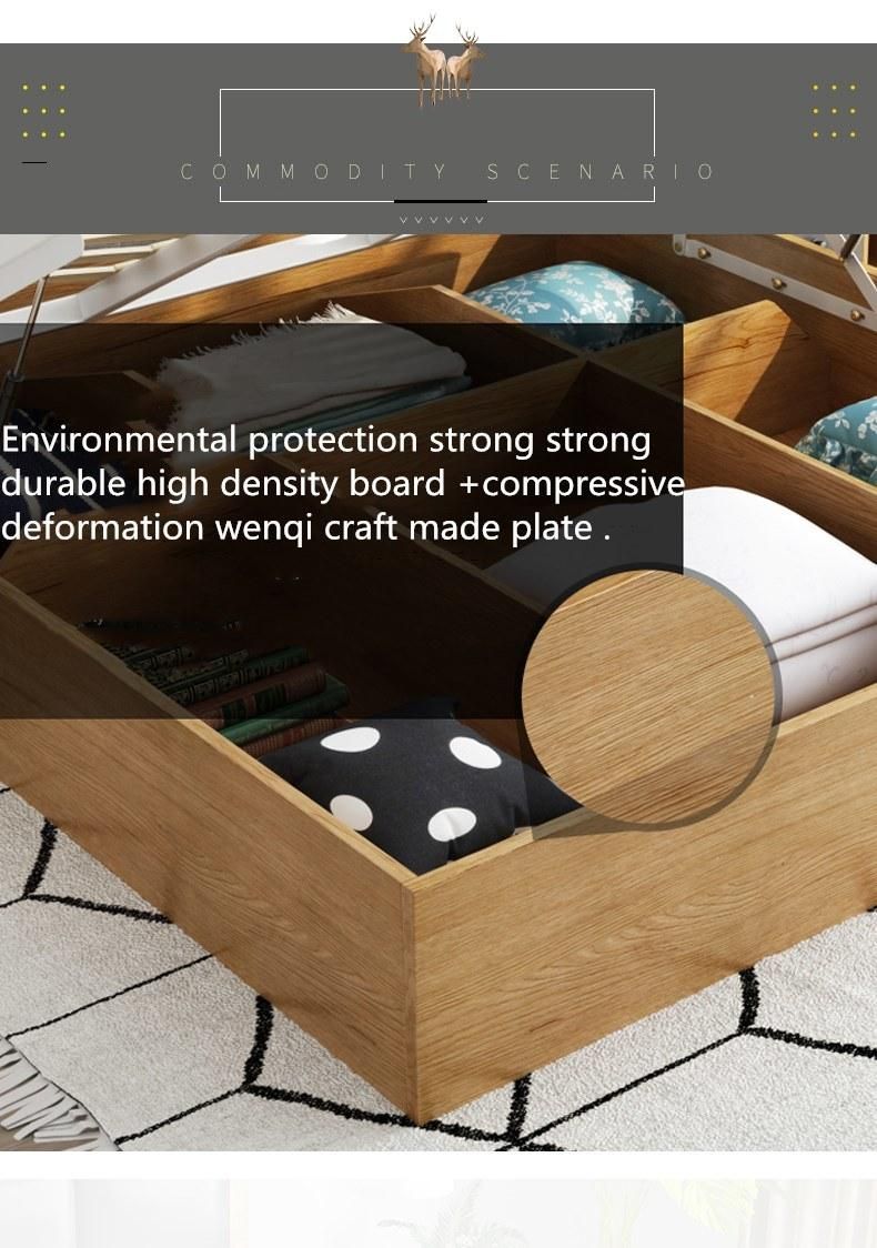 Wood Furnitures House Bedroom Sets Furniture Modern Wooden Suite Storage Beds