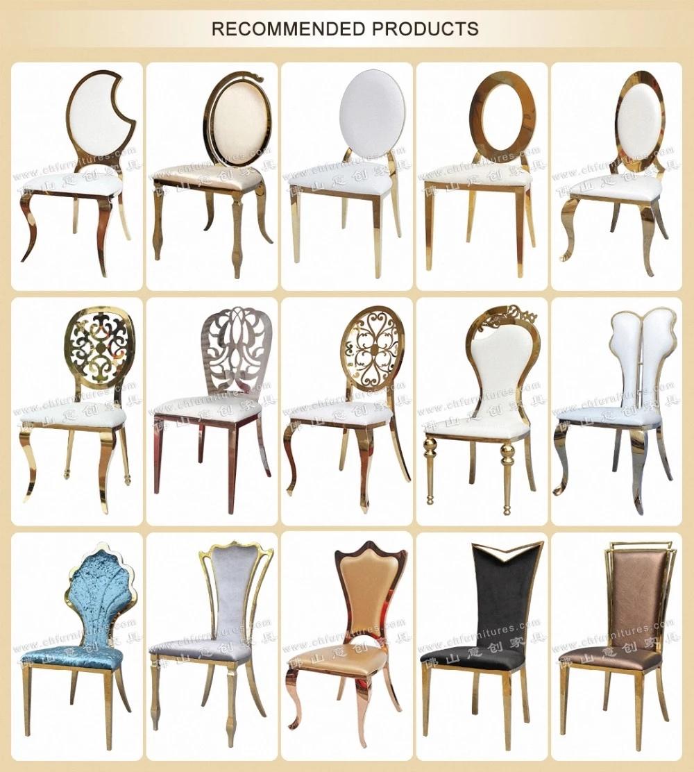Ycx-Ss59 Gold Stainless Steel Banquet Chair for Wedding