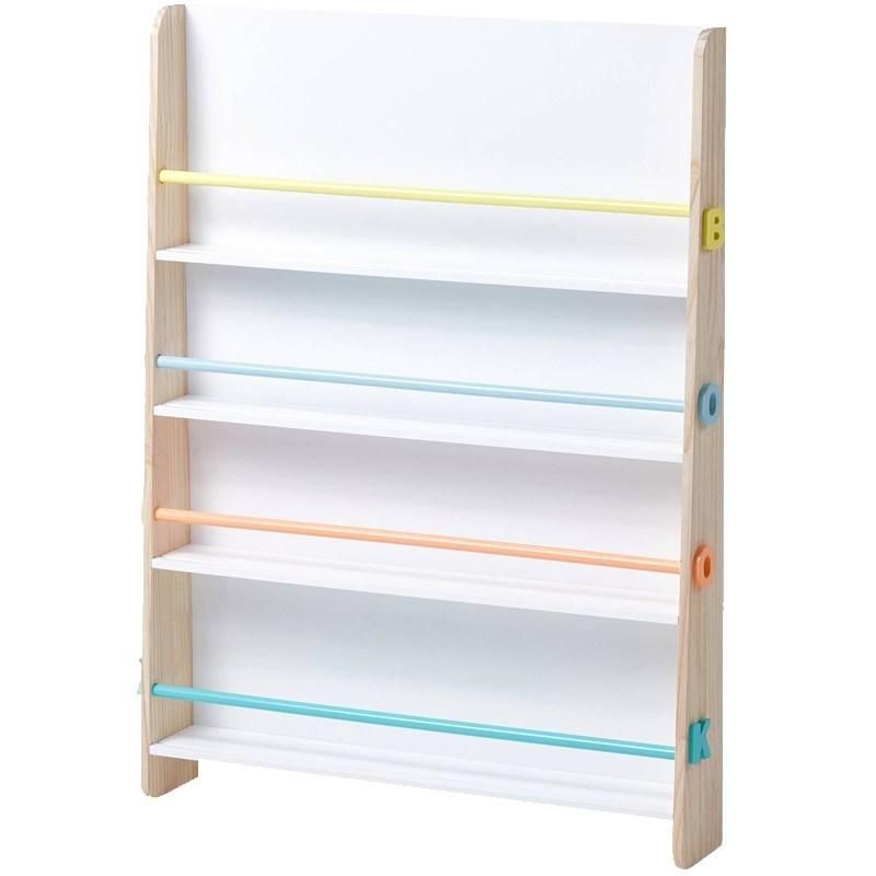 Children′s Bedroom Furniture Kids School Furniture Wooden Bookcase Modern Bookshelf Bookrack