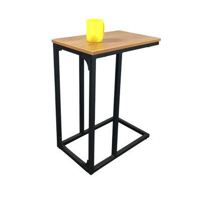 China Wholesale MDF Top Living Room Nesting Coffee Table Side End Table with Metal Leg Modern Cafe Table