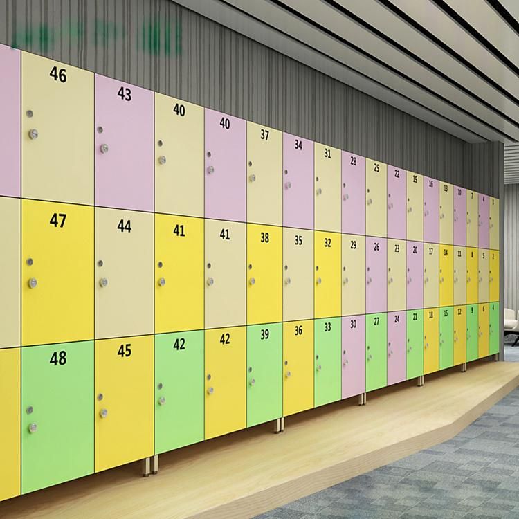 HPL Compact Laminate Solid Color Electronic RFID Cabinet Locker