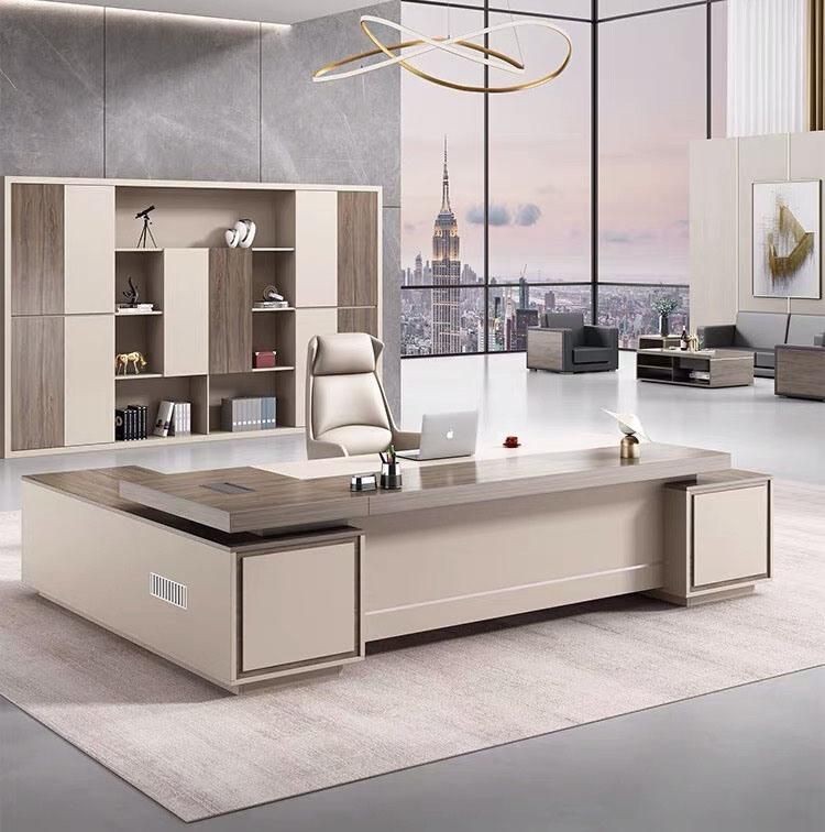 Commercial Office Furniture Wholesale Modern High-End Elegant Manager CEO Office Desk