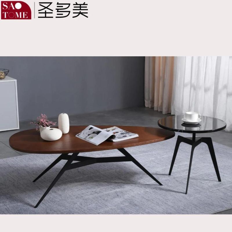 Modern Minimalist Casual Furniture Slate/Marble Top Coffee Table
