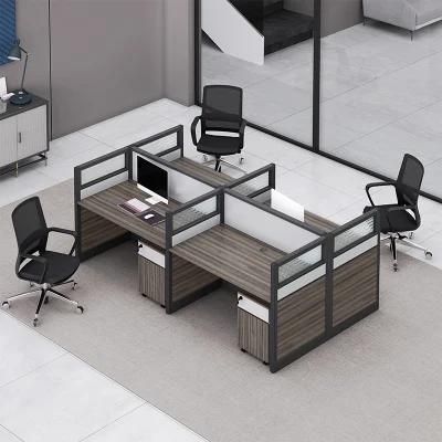 Chinese Wholesale Modern Aluminum Glass Call Center Cubicle Home Computer Table Desk Workstation Office Partition