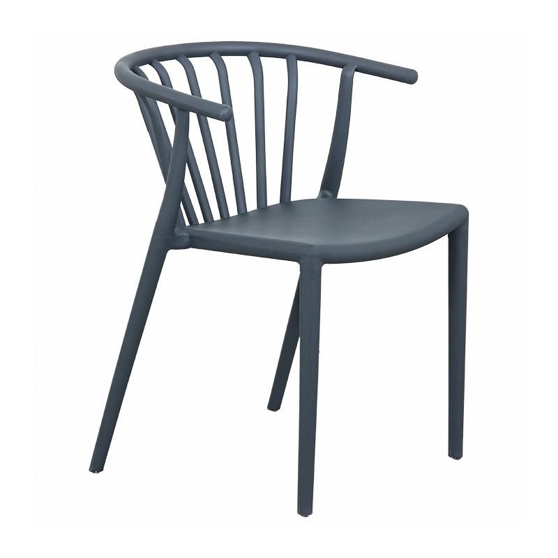 Rikayard High Quality Modern Cheap Wholesale Union Dining Arm PP Plastic Chair