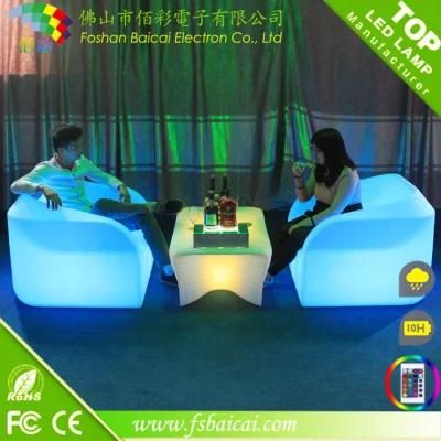 Modern LED Sofa for Bar / Bar Sofa with LED Light