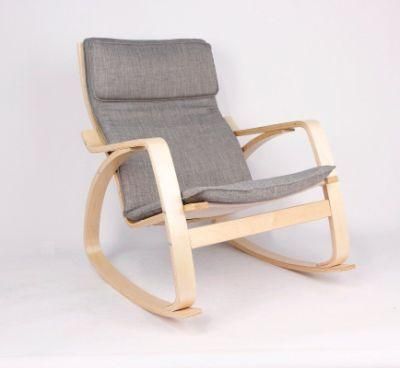 Living Room Furniture Bentwood Leisure Sofa Rocking Chair Comfortable Relax Recliner Chair