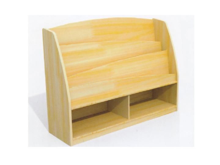 2021 Latest Kids Wooden Book Shelf Kindergarten Furniture