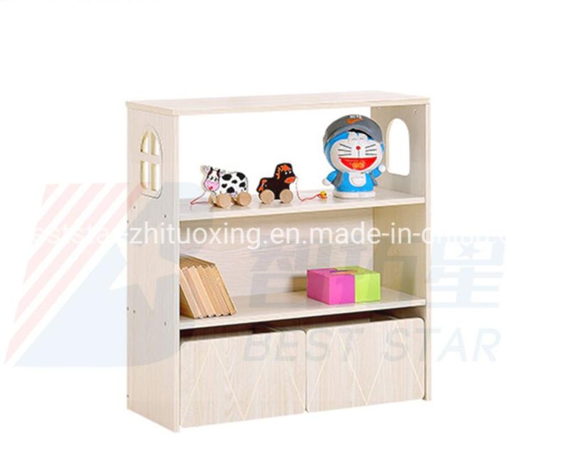 Wood Kids Wardrobe Cabinet,Playroom Toy Display Cabinet,Book Shelf Cabinet,Children Toy Storage Cabinet,Kindergarten and Preschool Furniture Classroom Cabinet