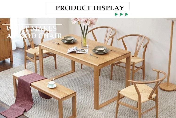 Furniture Modern Furniture Chair Home Furniture Living Room Furniture Replica Wishbone Ring Back Dining Chair Restaurant Chair Hans Wegner Y Chair by Ash Wood