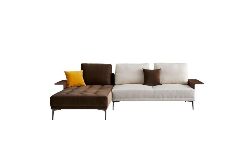 Home Furniture Modern Design Modular L Shape Corner Fabric Sofa