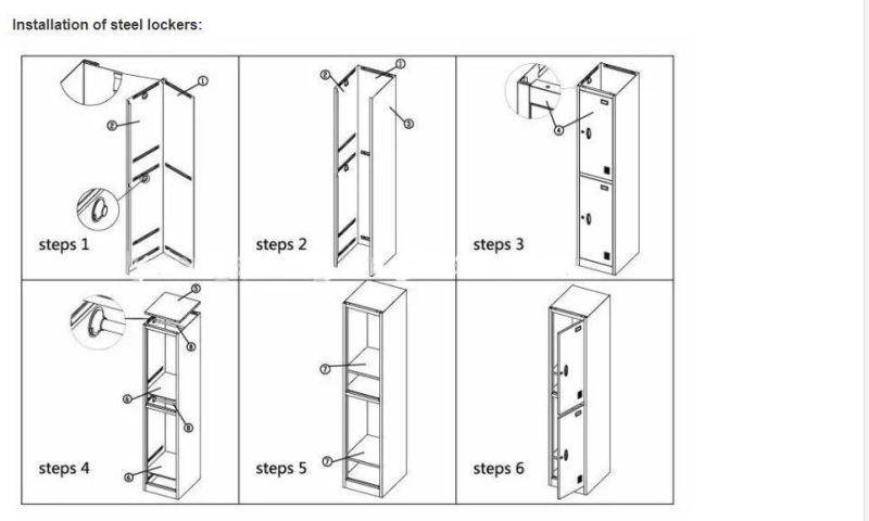 Metal Lockers Production Modern Personal Metal Lockers Armario Casier Loker