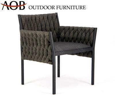 Modern Outdoor Home Patio Villa Garden Resort Hotel Restaurant Project Rope Dining Furniture Chair