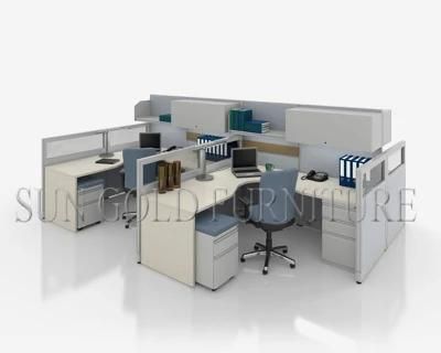 latest Office Modern Cubicle Light Grey Office Low Partition (SZ-WS517)