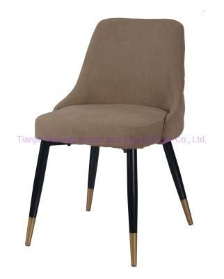 Most Popular Fabric Chair Modern Coffee Shop Chairs Restaurant Soft Dining Chair
