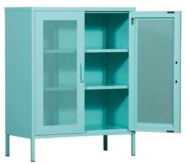 Industrial Style New Design Mesh Door Metal Cabinet Sideboards