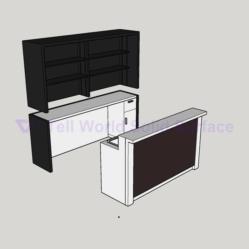 Luxury Salad Restaurant Club Commercial Bar Counter Design