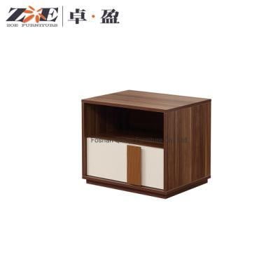 Modern Design Luxury Home Furniture Oak Nightstand Bedside Table for Bedroom Set with Drawers
