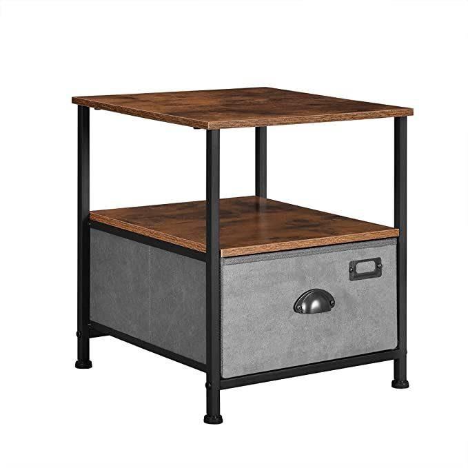 Nova High Quality Bedside Table Modern Metal Frame Nightstands