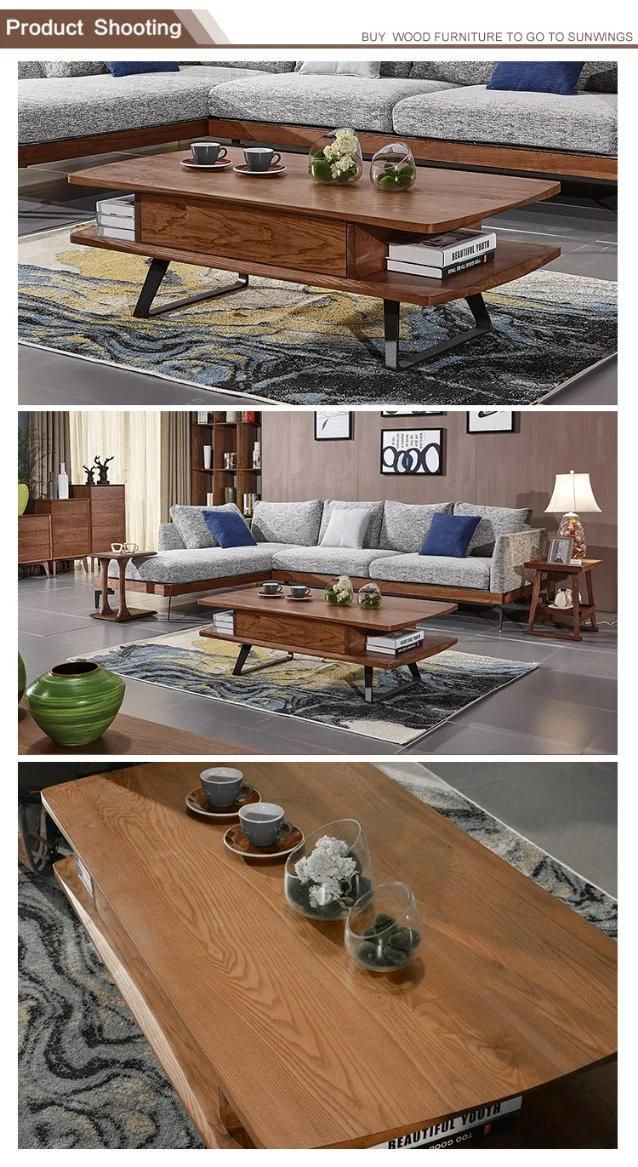 The Solid Wood Coffee Table From China