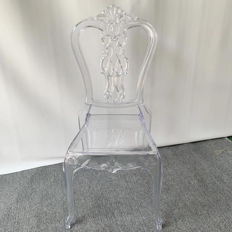 Nordic Transparent Acrylic Outdoor Banquet Wedding Dining Chair