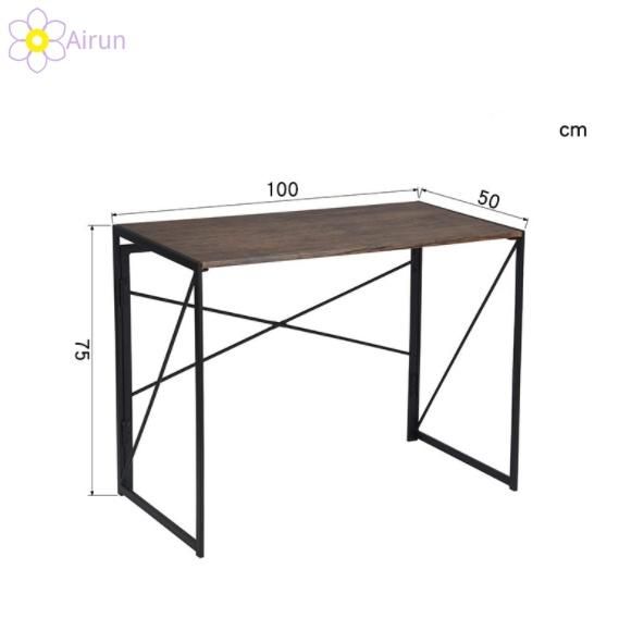 Modern Style Iron Wood Space-Saving MDF Wooden Office Desk Cool Home Office Furniture Unique Writing Desk