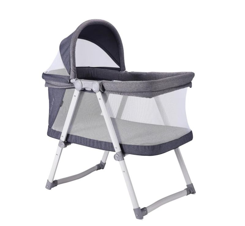 Portable Baby Sleeping Crib Easy Folding with Mosquito Net Cradle