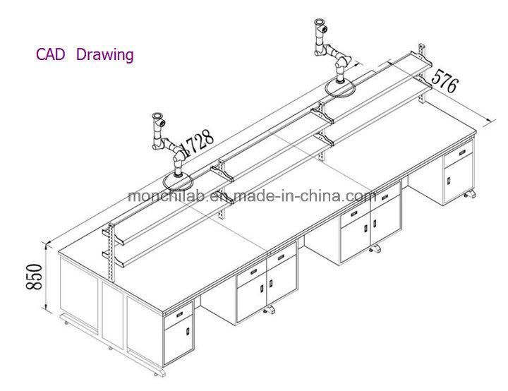 Modern Design C Frame Structure Chemical Lab Furniture