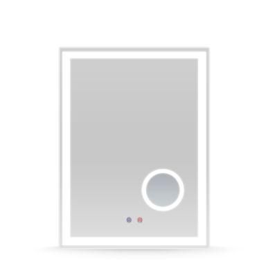 New Arrival Square Dimmable Brightness 5X Magnifying Smart Bathroom Mirrors