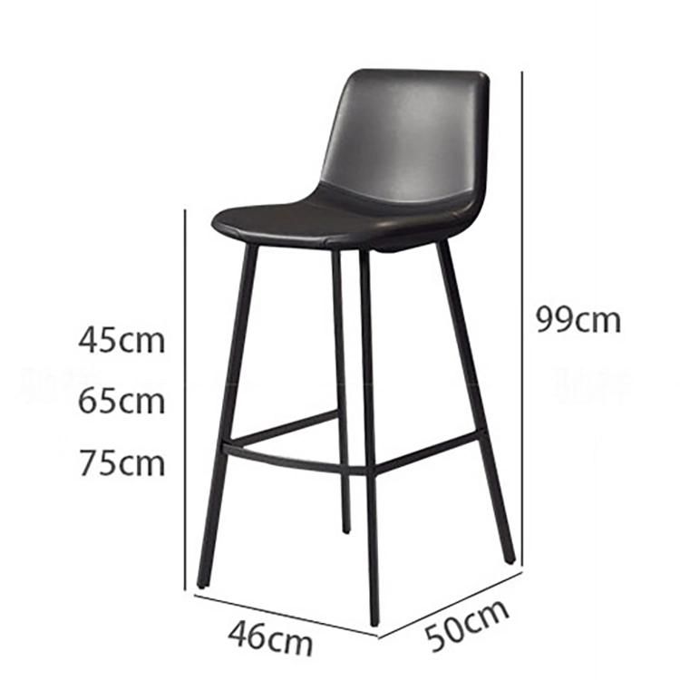 Modern Furniture Chair Fabric Upholstered Chair Wooden Stool Bar Chair for Sale