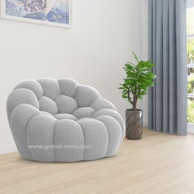 Customized Italian Design Sofa Modern Living Room Furniture Fabric Bubble Sofa