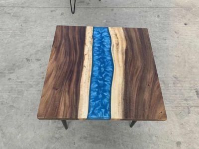 Live Edge Epoxy Wood Table Resin and Wood Furniture