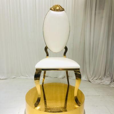Sawa Royal Luxury Stainless Steel Wedding Chair for Event and Dining Room