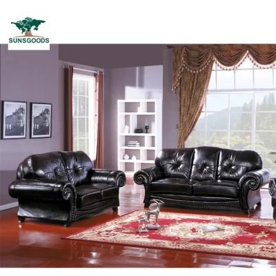 Manufacturer Luxury Popular Designbedroom Real Leather Sofa Group Sofa Modern Furniture