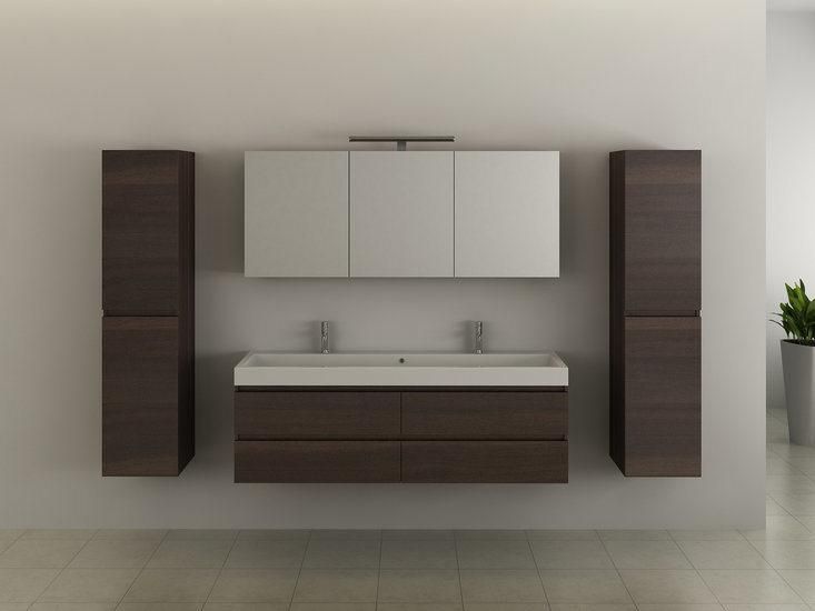 2022 New Design Wall Mounted Cabinet Bathroom Furniture with Ceramic Countertop