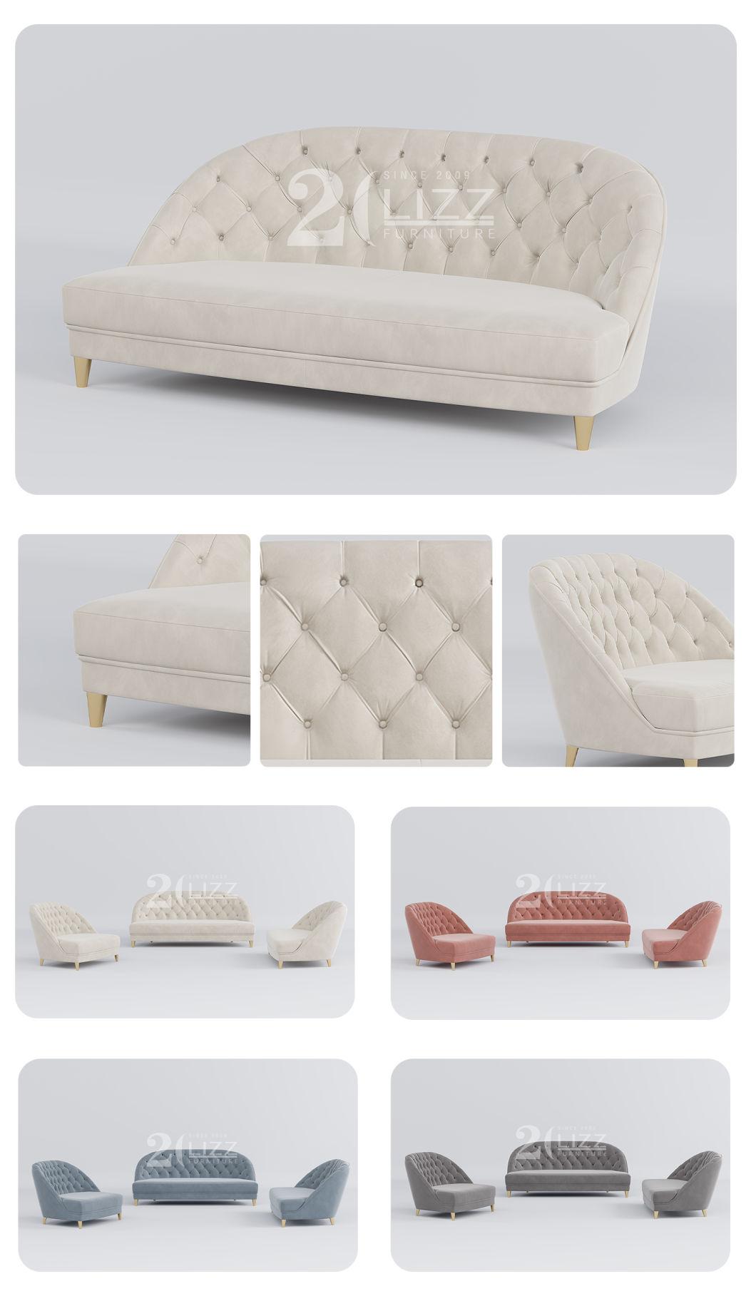 High Quality European Modern Modular 1+2+3 Home Living Room Sofa Leisure Furniture Long Couch