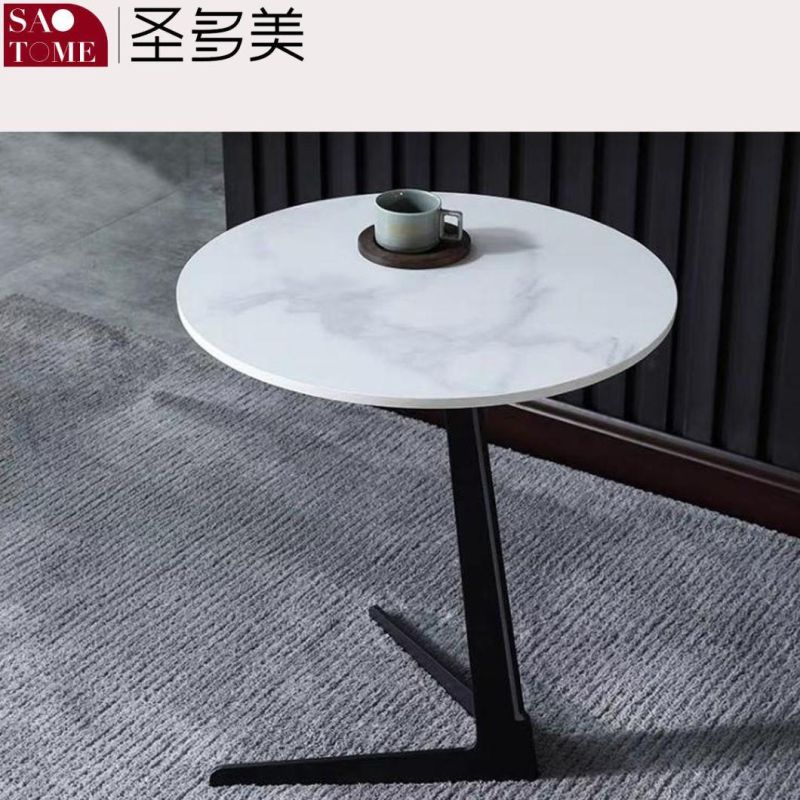 Modern Living Room Furniture Small Side Table Slate/Marble Coffee Table